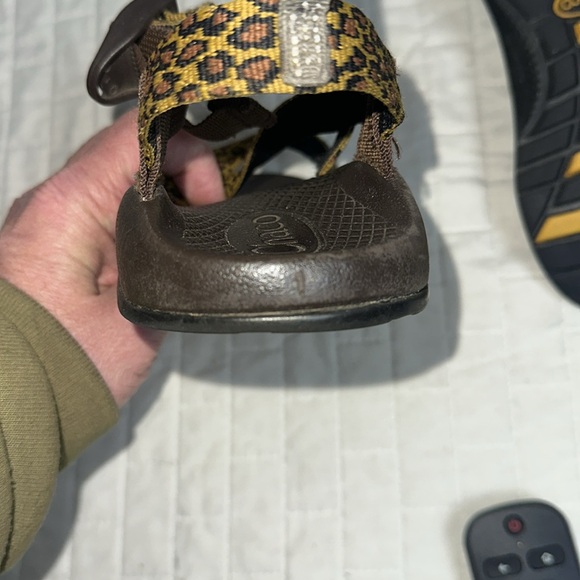 Chaco Brown and Yellow Sandals - Picture 6 of 7